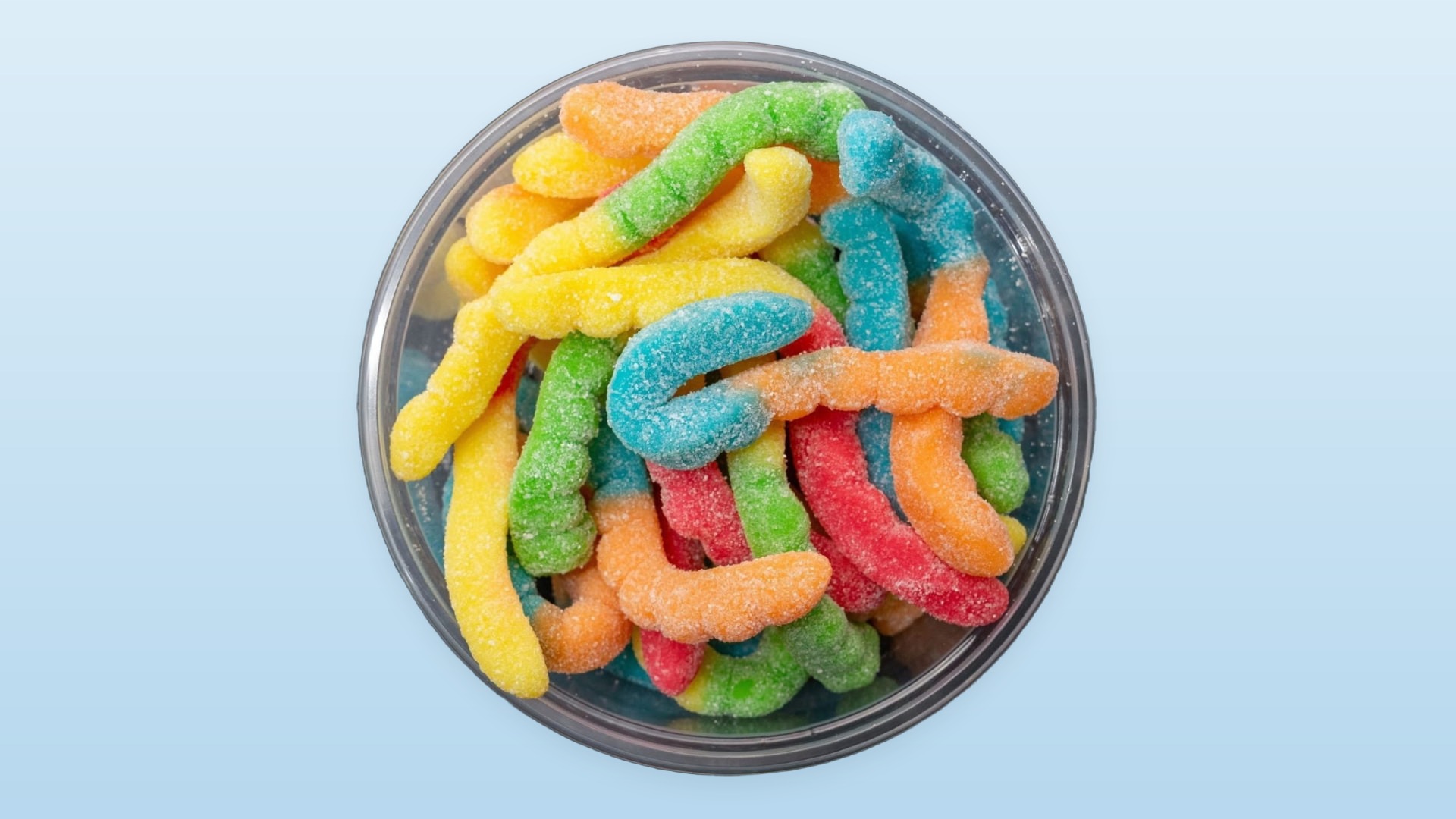 Sour Gummi Neon Worms